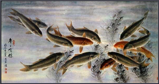 令人拍案叫绝的画作鱼图