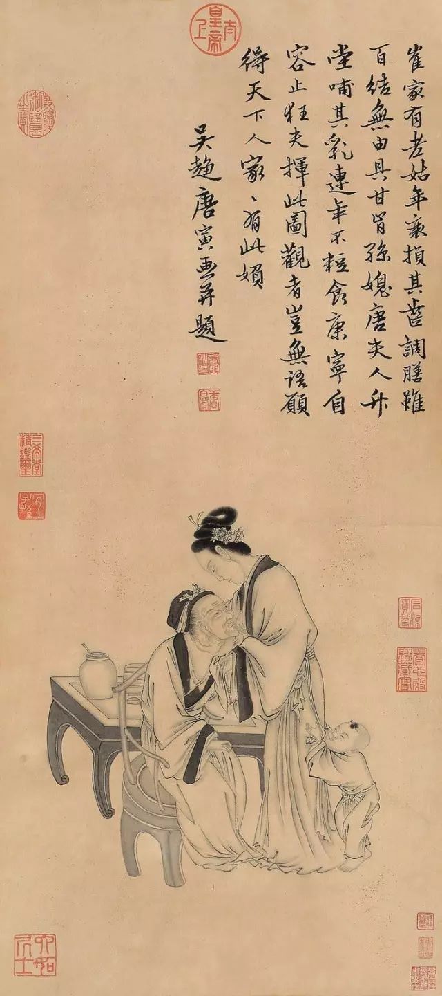 悲情才子唐伯虎的精品画作100幅