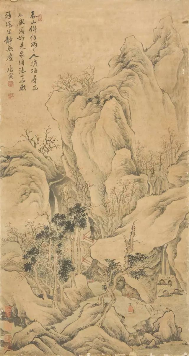 悲情才子唐伯虎的精品画作100幅
