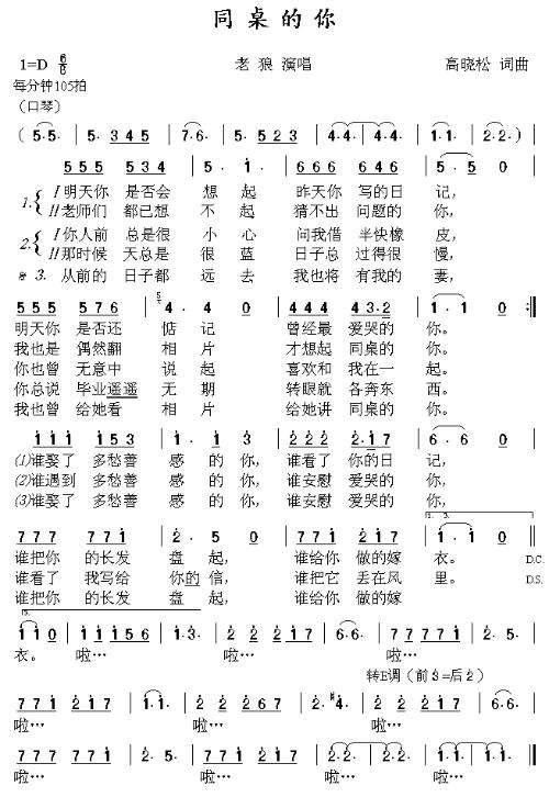 不变是笑容八千里山川河岳 像是一首歌不论你来自何方 将去向何处一样