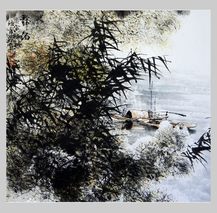 孙奇成画家《 辽东秋冬 边地山水 》