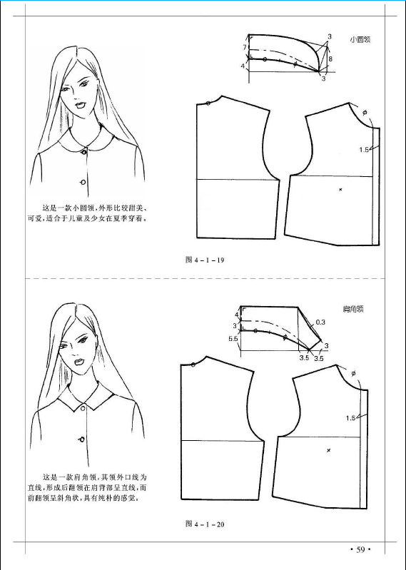 布艺裁剪技巧----几十款领子的做法