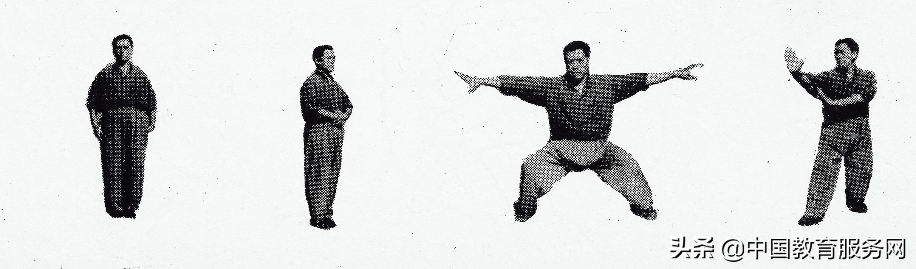 八卦掌入门功法定式八桩前四式