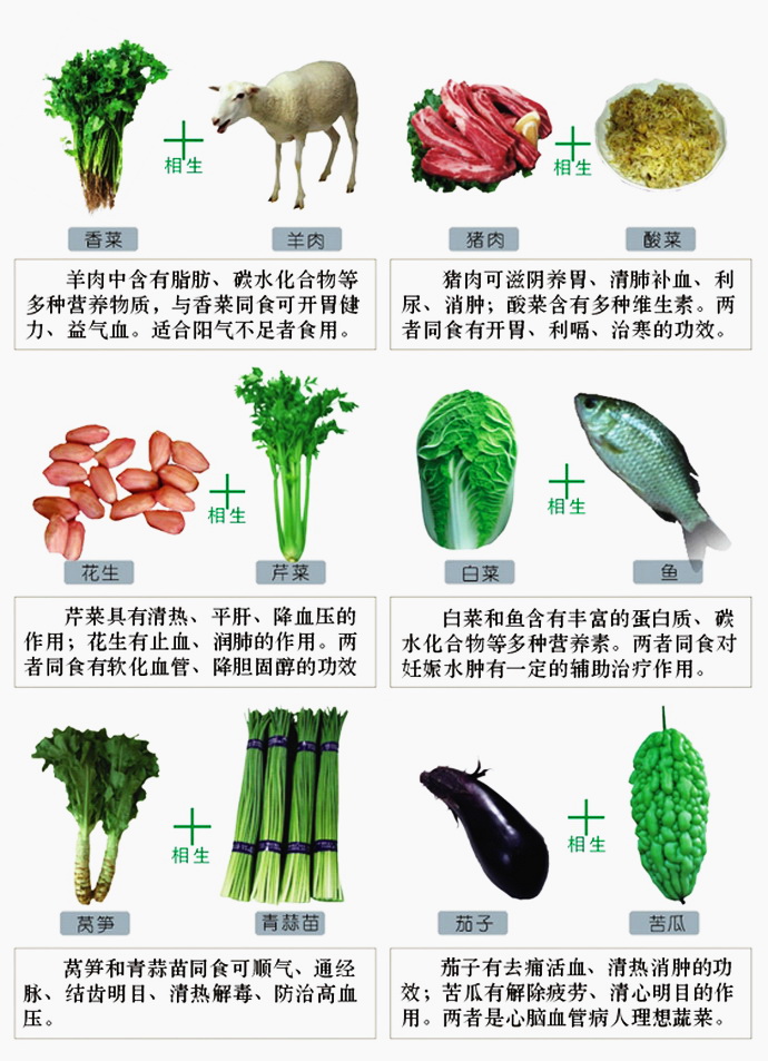图文你必须知道的最科学食物搭配和禁忌转