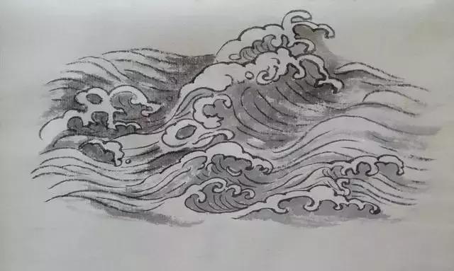 波浪法,涟漪法,浪涛法三种方法教你学习画水波纹!