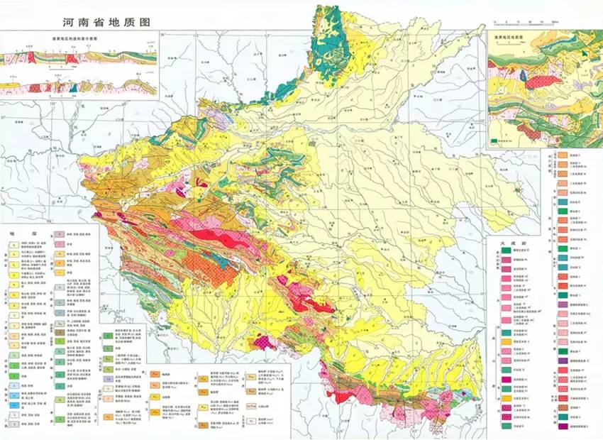 資料贈送全國32省地區高清地質圖水文地質圖