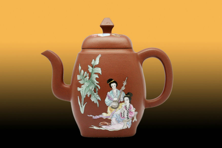 爱新觉罗恒剑与宫廷御制珐琅彩紫砂壶