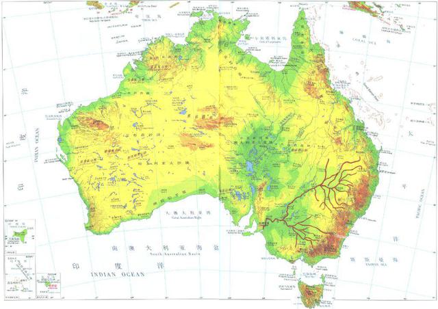 独占一片大陆澳大利亚却没有一条大河一个大湖