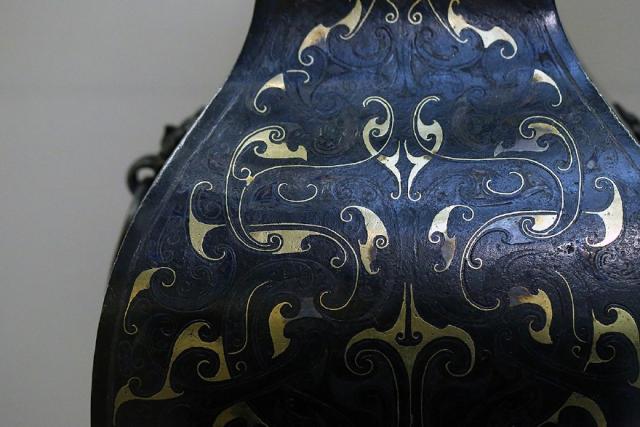 青铜器的顶级工艺金银错