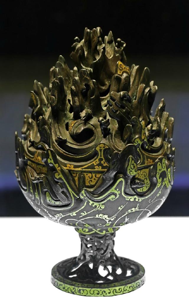 青铜器的顶级工艺金银错