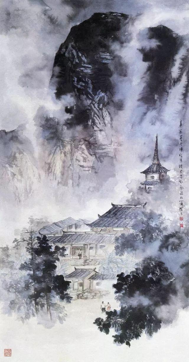 台湾画家张伸熙笔下的山川与田野(70幅) 