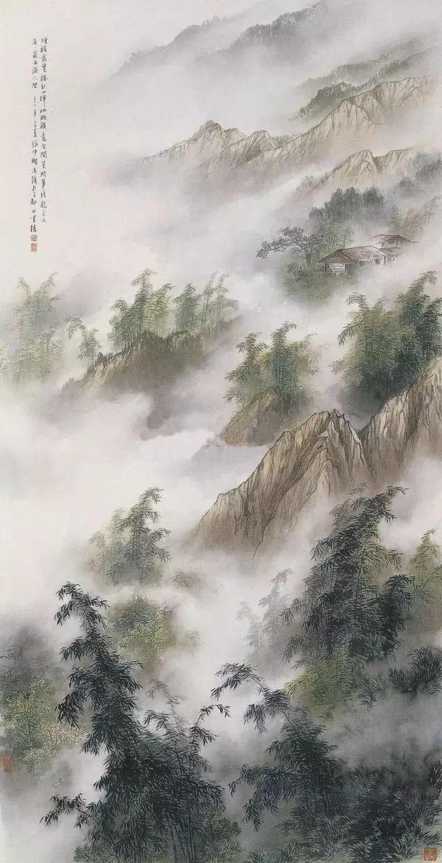 台湾画家张伸熙笔下的山川与田野(70幅) 