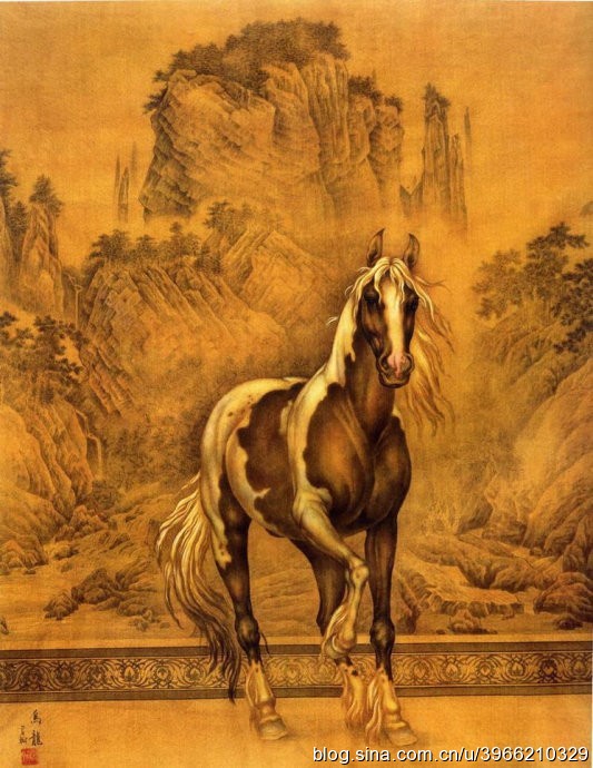 [转载]清乾隆《十骏犬图》《八骏图》欣赏,收藏 - 好网角收藏夹